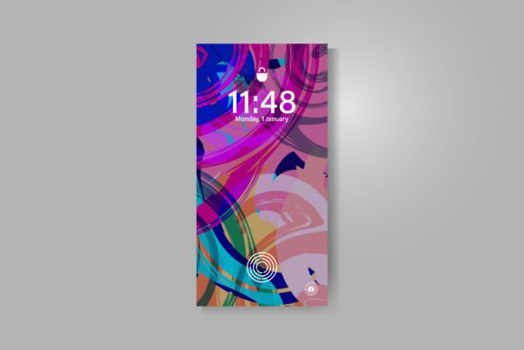 Download Smartphone Screen with Colorful Design - Colorful design Collection