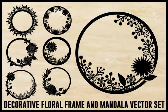 Download Vintage Floral Laser Cut Ornamental Fram - Flora Collection