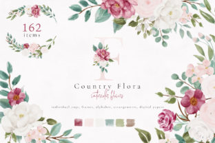 Download Country Flora Watercolor Flowers - Flora Collection