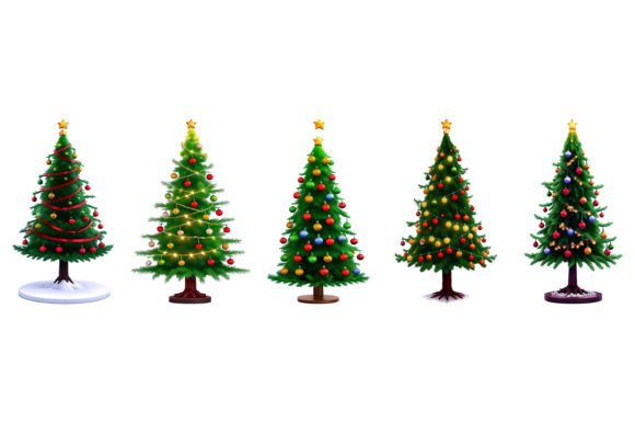 Download Christmas Tree with Colorful Design - Colorful design Collection