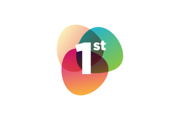 Download Number First Logo Colorful Design Vector - Colorful design Collection