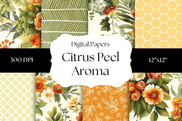 Download Citrus Peel Aroma Digital Papers - Digital Collection