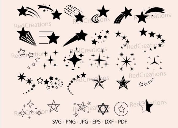 Download Stars Svg Bundle, Shooting Star, Sparkle - Spa Collection